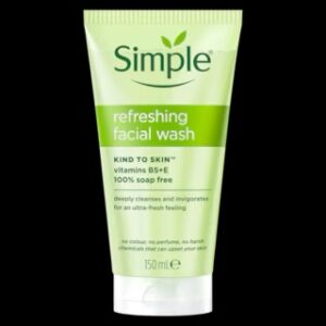 Simple Kind to Skin Soap Free Refreshing Facial Gel Wash