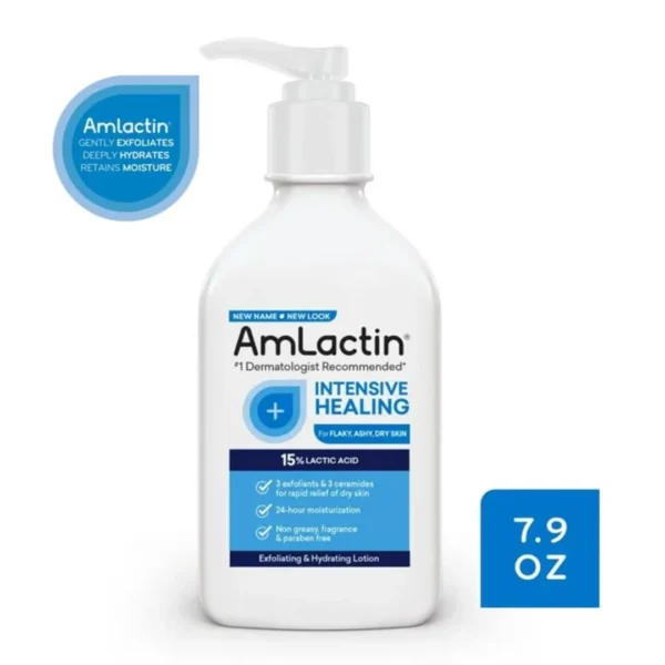 AmLactin Rapid Relief Restoration Lotion (7.9 oz, Pack of 12)