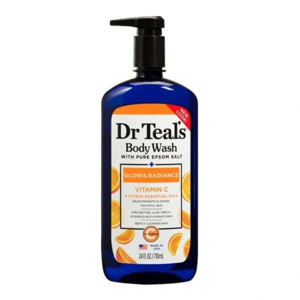 Dr Teal’s Glow & Radiance Body Wash with Vitamin C & Citrus Essential Oils