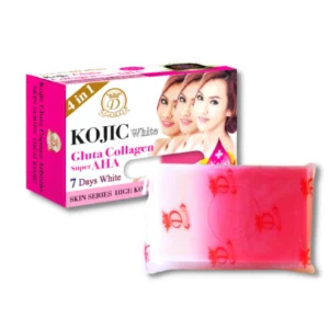 Kojic White Gluta Collagen Super AHA 7 Days White Soap – 160g