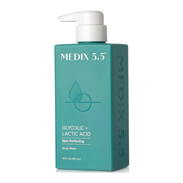 Medix 5.5 Glycolic + Lactic Acid Skin Perfecting Body Wash – 15 fl oz / 444ml