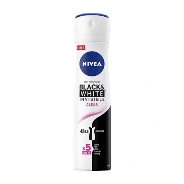 Nivea Black & White Invisible Clear Anti-Perspirant Spray