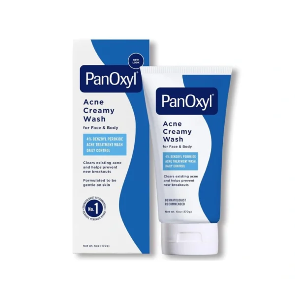 PanOxyl Acne Creamy Wash Benzoyl Peroxide 4% – 170g
